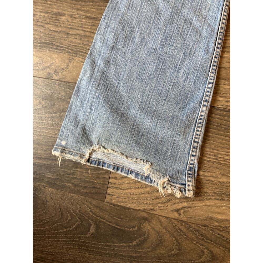 BKE Starlite Stretch Distressed Flare Jeans Sz 30x33.5 Y2K Grunge Paint Splatter - Picture 9 of 14